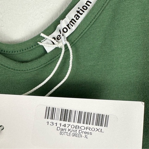 Reformation Green Dari Knit Maxi Dress Sz XL - Picture 5 of 8